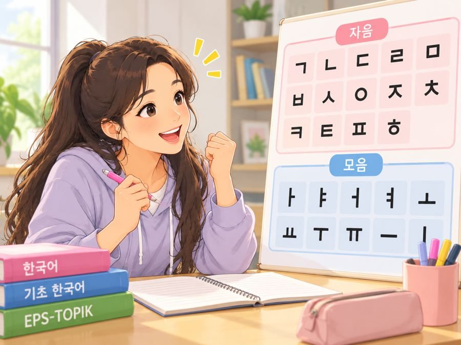 Joy learning Korean